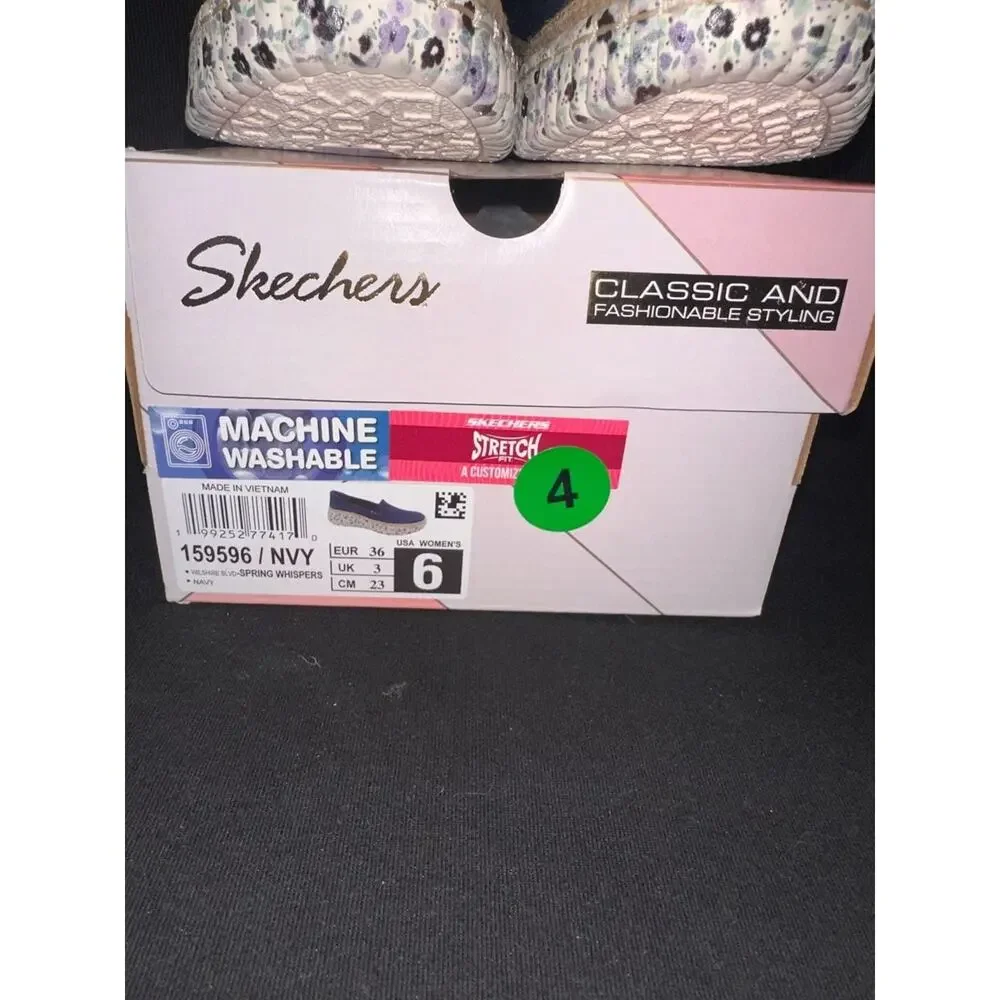 No.04 Skechers Women's Air Cooled Memory Foam Vegan Whispers Slip-On